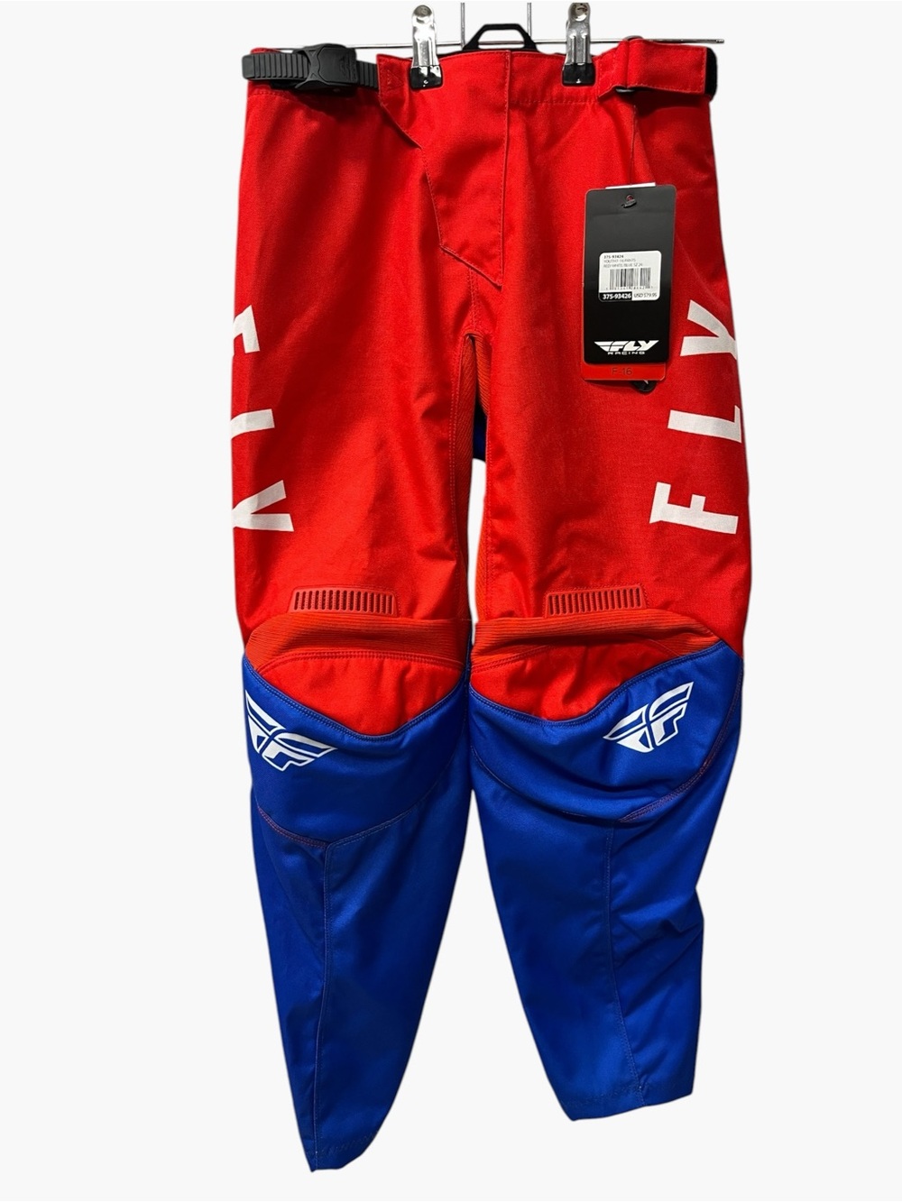 Brand New-FLY RACING F-16 YOUTH MOTOCROSS PANTS RED/WHITE/BLUE